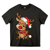 Asphalt baby christmas reindeer Heavy Core Tee - AdoDesignShop