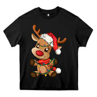 Black baby christmas reindeer Heavy Core Tee - AdoDesignShop