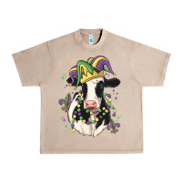 French Oak mardi gras cow Urban Heavy Tee - MaliasSmallBusiness