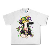 Lunar Rock mardi gras cow Urban Heavy Tee - MaliasSmallBusiness