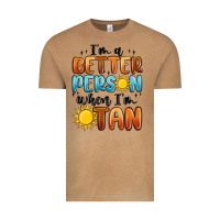 Vintage Camel i'm better person when i'm tan Vintage Tee - MaliasSmallBusiness