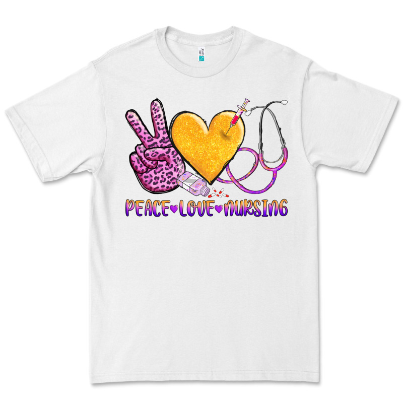 Peace Love Nursing Premium Tee by AdoDesignShop | Teevron