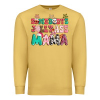Antique Gold somebody jolly ass mama pink christmas Premium Sweatshirt - CowGirlArtShop