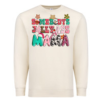 Sandshell somebody jolly ass mama pink christmas Premium Sweatshirt - CowGirlArtShop