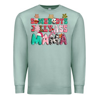 Seafoam somebody jolly ass mama pink christmas Premium Sweatshirt - CowGirlArtShop