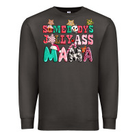 Smoke somebody jolly ass mama pink christmas Premium Sweatshirt - CowGirlArtShop