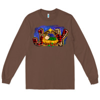 Chestnut baby jesus joy Long Sleeve Tee - MaliasSmallBusiness