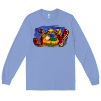 Colony Blue baby jesus joy Long Sleeve Tee - MaliasSmallBusiness