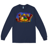 Navy baby jesus joy Long Sleeve Tee - MaliasSmallBusiness
