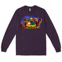 Plum baby jesus joy Long Sleeve Tee - MaliasSmallBusiness