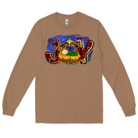 Toasted Coconut baby jesus joy Long Sleeve Tee - MaliasSmallBusiness