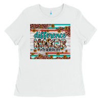 White difference maker Ladies Tee - JahusDesignShop