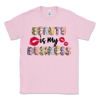 Bubblegum Pink beauty is my business Classic Tee - MaliasSmallBusiness