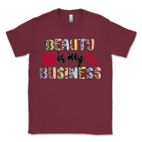 Burgundy beauty is my business Classic Tee - MaliasSmallBusiness