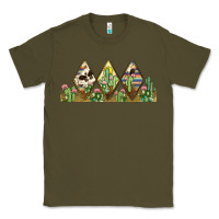 Army Green cactus cowhide serape Classic Tee - JahusDesignShop