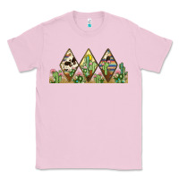Bubblegum Pink cactus cowhide serape Classic Tee - JahusDesignShop