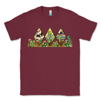 Burgundy cactus cowhide serape Classic Tee - JahusDesignShop