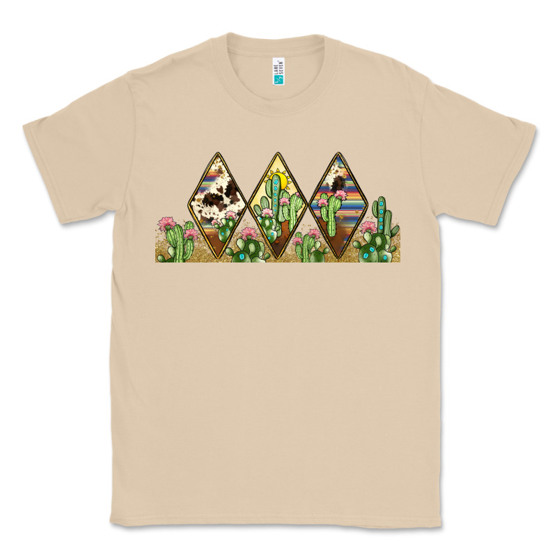 Cactus Cowhide Serape Classic Tee by JahusDesignShop | Teevron