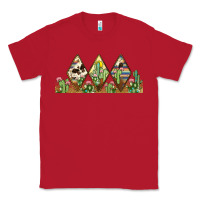 Red cactus cowhide serape Classic Tee - JahusDesignShop