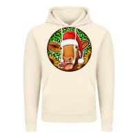 Vintage Artic christmas circle earrings Vintage Hoodie - Jasminsmagicworld
