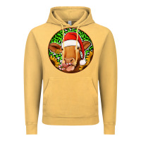 Vintage Mustard christmas circle earrings Vintage Hoodie - Jasminsmagicworld