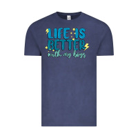 Vintage Denim life is better with my boys Vintage Tee - MaliasSmallBusiness