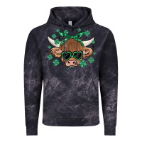 Cloud Black st patrick's day cow Vintage Hoodie - MaliasSmallBusiness
