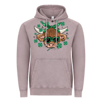 St Patrick's Day Cow Vintage Hoodie | Teevron