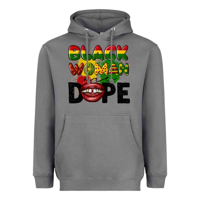 Black Woman Are Dope Heavyweight Hoodie by CowGirlArtShop | Teevron
