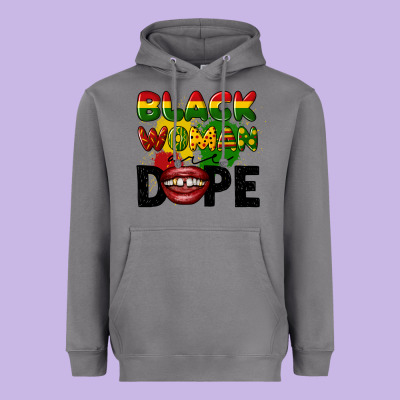 Black Woman Are Dope Heavyweight Hoodie Designed By Cowgirlartshop