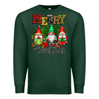 Sports Green merry christmas gnomes Premium Sweatshirt - CowGirlArtShop