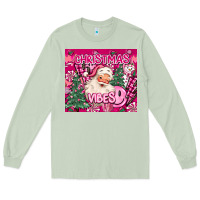 Matcha pink christmas vibes Long Sleeve Tee - MaliasSmallBusiness