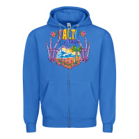 True Royal Salty soul Zipper Hoodie - NancyCooperArtShop