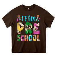 Chocolate Brown team preschool Heavy Core Tee - JahusDesignShop