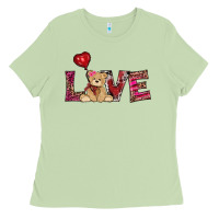 Matcha valentines day tedybear love Ladies Tee - RanaPortraitStore
