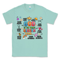Seafoam god is so much bigger than... Classic Tee - MaliasSmallBusiness