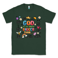 Sports Green god is so much bigger than... Classic Tee - MaliasSmallBusiness