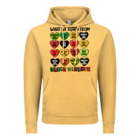 Vintage Mustard what we learn from black history Vintage Hoodie - MaliasSmallBusiness