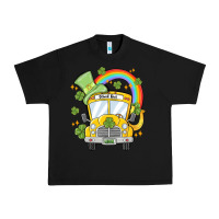 Black st. patrick's day school bus Urban Heavy Tee - MaliasSmallBusiness