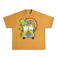Peanut Butter st. patrick's day school bus Urban Heavy Tee - MaliasSmallBusiness
