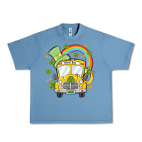Pebble Blue st. patrick's day school bus Urban Heavy Tee - MaliasSmallBusiness