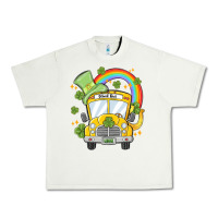 Pistachio st. patrick's day school bus Urban Heavy Tee - MaliasSmallBusiness