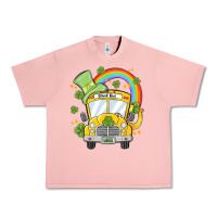 Salmon st. patrick's day school bus Urban Heavy Tee - MaliasSmallBusiness