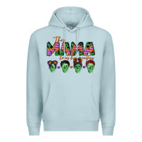 Blue Mist personalized this mama loves her monsters Premium Hoodie - CowGirlArtShop