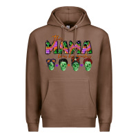 Chestnut personalized this mama loves her monsters Premium Hoodie - CowGirlArtShop