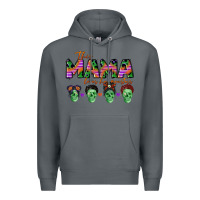 Rock personalized this mama loves her monsters Premium Hoodie - CowGirlArtShop