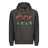 Smoke personalized this mama loves her monsters Premium Hoodie - CowGirlArtShop