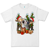 White western christmas cows and cactuses Premium Tee - AdoDesignShop