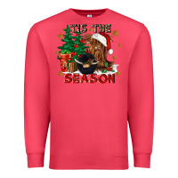 Cardinal tis the season Premium Sweatshirt - CowGirlArtShop