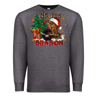 Charcoal Heather tis the season Premium Sweatshirt - CowGirlArtShop